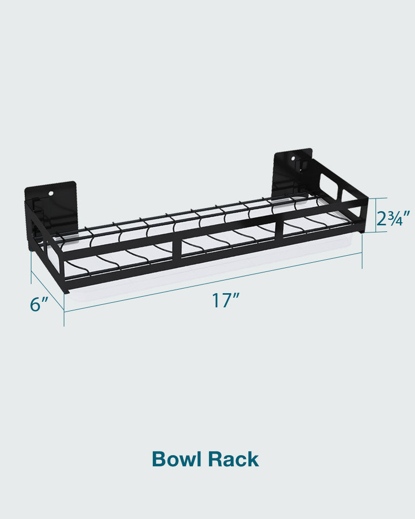 Wall-mounted Kitchen Organizer Whole Set - Plate Rack, Bowl Rack, Pot Lid  Holder/Cutting Board Holder, Knife Rack, Spice Rack, Utensil Holder